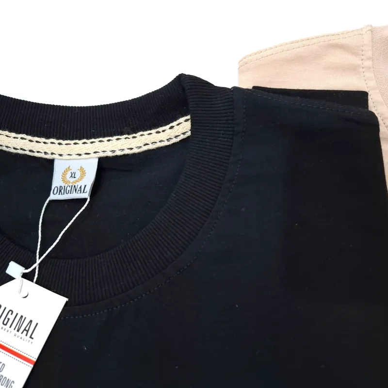 تیشرت باکسی مردانه نخ پنبه شیاکو رنگی سایز L تا 3XL
